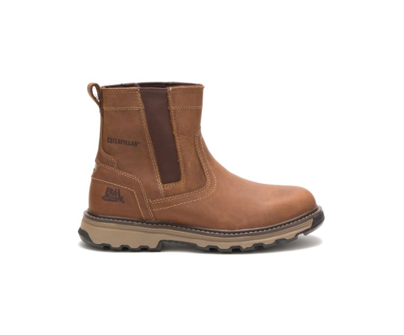 Caterpillar Pelton Argentina - Botines De Seguridad Hombre Beige Oscuro ( 526-HCWURL )